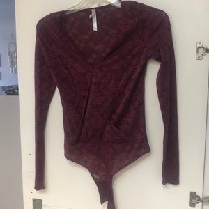 Free people lace body suit